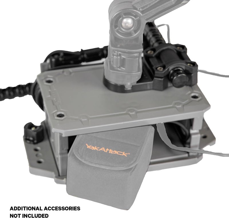 YakAttack CellBlok Battery Box & Switchblade Transducer Arm Combo - Color Options | USA Made | Kayak Fish Finder Mounting | Compact & Tool-Free Install | Track Compatible | Universal Kayak Accessory - Image 5